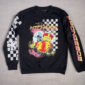Nickelodeon‎ Spongebob Sweatshirt Take The Highway Graphic Print Mens M